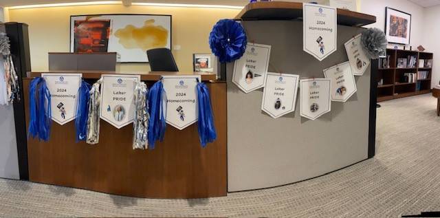 Office of the Provost front desk decorations #2